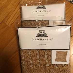 Set of accent pillow covers